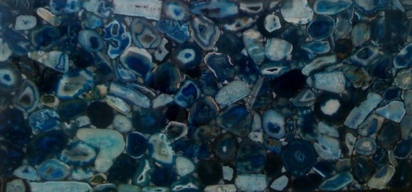 Gemstone Slab, Blue Agate Slab